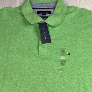 Tommy Hilfiger Men's Green Polo Golf Shirt Classic Fit XXL